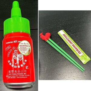 GIANT Novelty Sriracha Tin Can Bottle